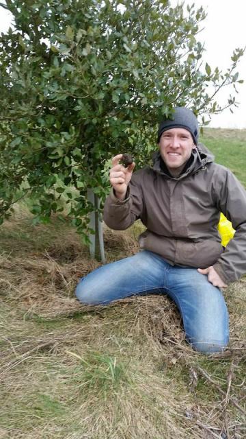 Dr Paul Thoms and the first truffle